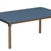 Stół przedszkolny prostokątny 1200x700 mm, wys. 1, 2 lub 3, noga drewniana