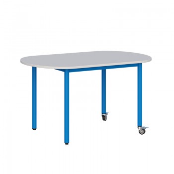 stolik mobilny owalny 1200x700 z hamulcami